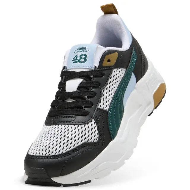 Sneakers Trinity 2 Jr της εταιρείας Puma, κλασική επιλογή για τις καθημερινές εμφανίσεις, ιδανικά για κάθε ντύσιμο. - 38.5 2