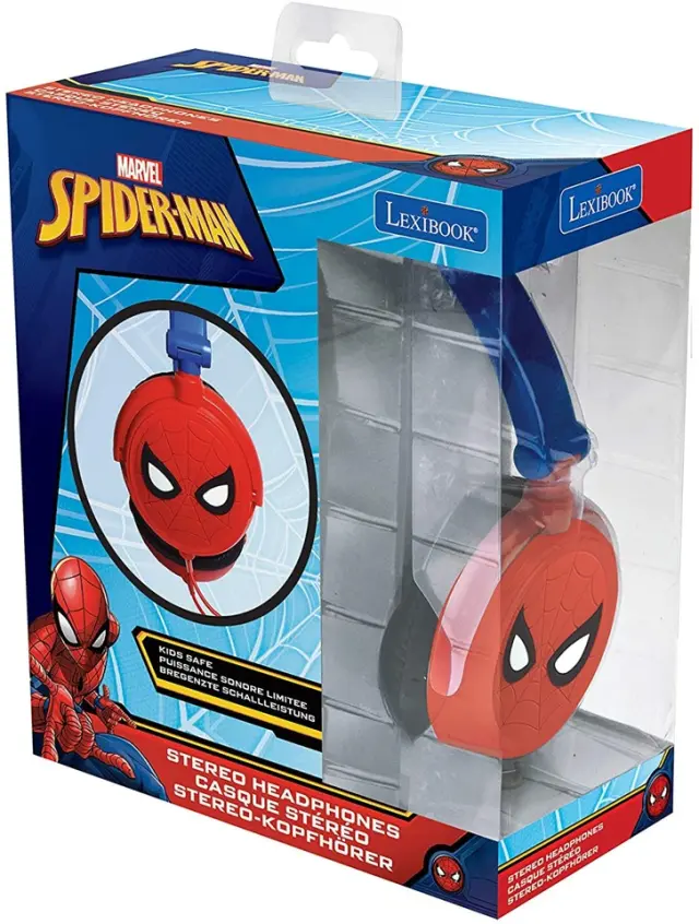 Lexibook - Spider-MaN - 2 iN 1 Foldable HeadphoNes HPBT010SP - Toys