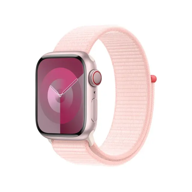 Velcro Λουράκι για AppleWatch 38/40/41/42(series 10/11/12)mm-Pink Sand OEM