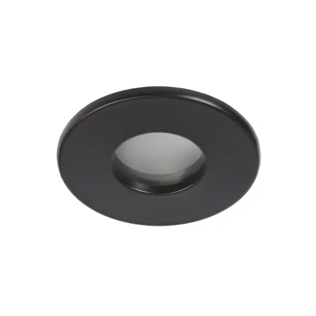 Primo 03034/B Σποτ στρογγυλό σταθερό με γυαλί ματ IP65 ø8.4cm μαύρο 2