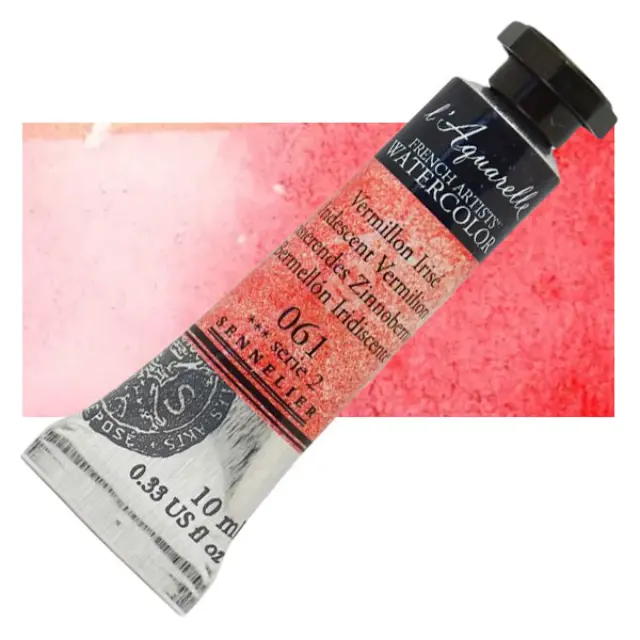 Χρώμα Ακουαρέλας Sennelier l Aquarelle Σωληνάριο 10ml - 061 Iridescent Vermilion