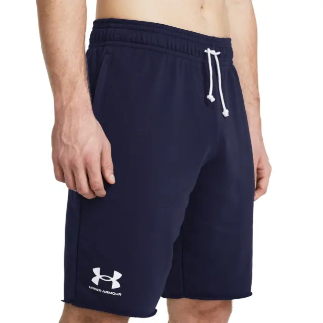 Under Armour Rival Terry Short (1361631-410) - Μπλέ 3