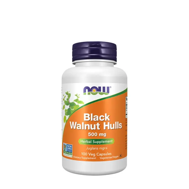 Now Foods Black Walnut Hulls 500 mg