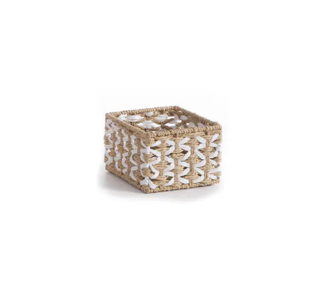 ΚΑΛΑΘΙ ΑΠΟ ΠΛΕΓΜΕΝΟ ΧΑΡΤΙ VINCI 15X15X10 NEF-NEF HOMEWARE NATURAL