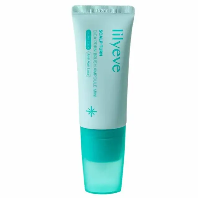 LILYEVE SCALP CICA PDRN Brush Ampoule Mini – Ορός Τριχωτού με Φυτικό PDRN & Ενσωματωμένο Βουρτσάκι, 30ml