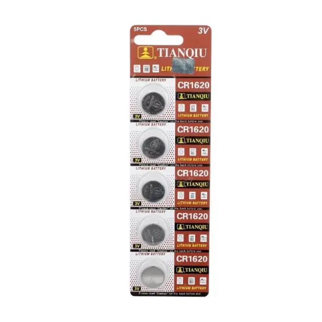 Μπαταρίες Λιθίου - CR1620 - 3V - 5pcs - 689572