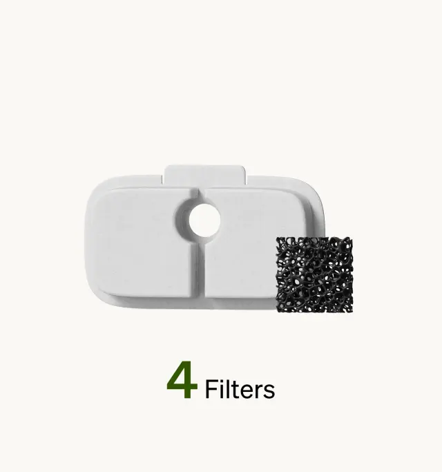Petlibro - 4-Pack Filters for Dockstream RFID Smart Cat Water Fountain - Pet Supplies