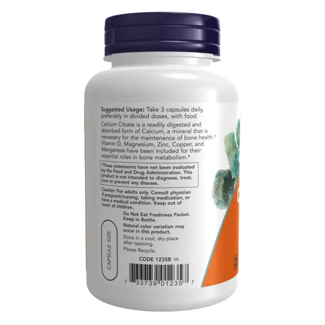 Now Foods Calcium Citrate 3