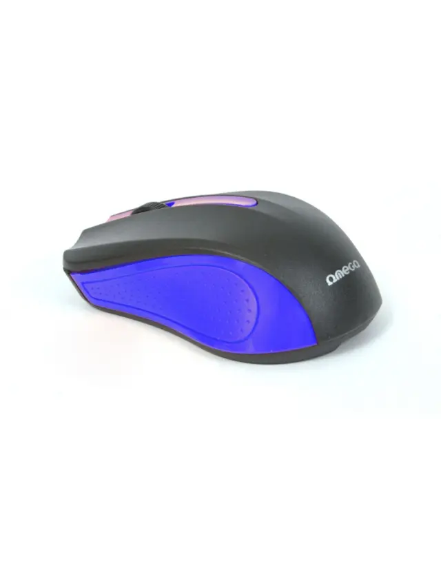 MOUSE OMEGA OM-05BL OPTICAL 800-1200-1600DPI BLUE BLISTER [41787] 3