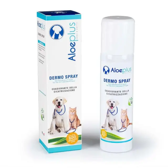 Aloeplus Dermo Spray Καταπραϋντικό Σπρέι Δέρματος για Σκύλους & Γάτες 100ml