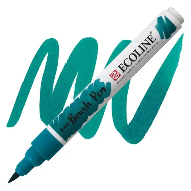 Μαρκαδόρος Talens Ecoline - 640 Bluish Green