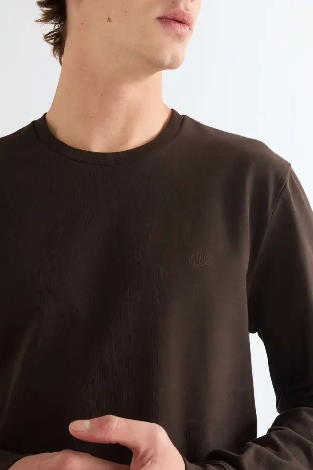 Wrangler Ανδρική Μπλούζα 112386994 - Chocolate Torte - XXL 3