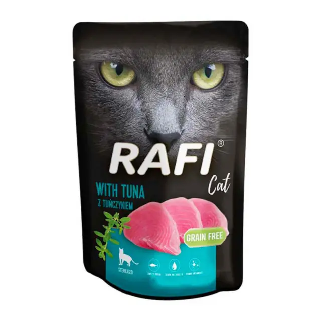 Rafi Cat Sterilised Tuna - Πατέ Για Στειρωμένες Γάτες Με Τόνο 100gr