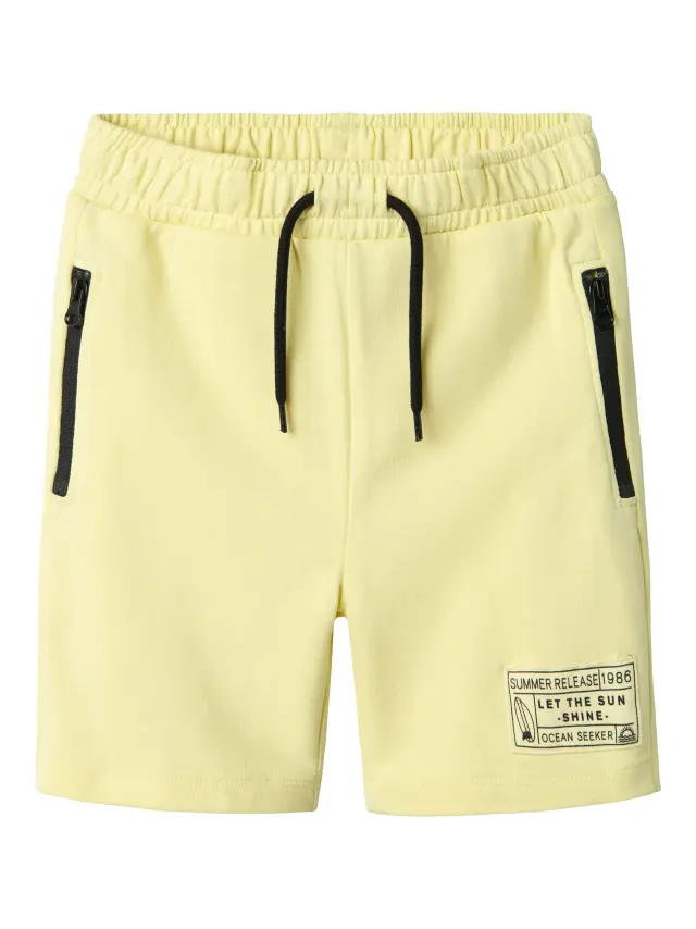 Name It Σορτς αγορίστικο πλεκτό Πράσινο NKMFAVNE SWEAT SHORTS UNB - 13241250