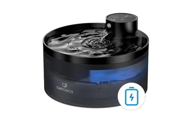 Catoikos Smart Ηλεκτρικό Συντριβάνι Με Αισθητήρα Κίνησης Μάυρο 3.2Lt Μαύρο