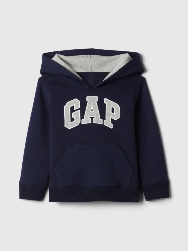 babyGap Gap Logo Φούτερ με Κουκούλα blue
