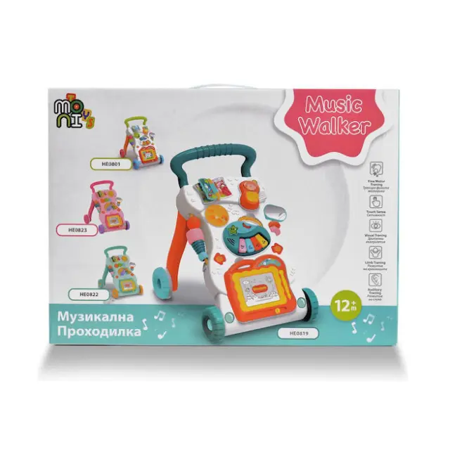 Moni Περπατούρα HE0801 Push walker Dreams Green 3800146222567 3