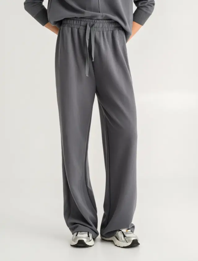 Body Talk Wool Wide Leg Pants Generic 1262-907600. - S