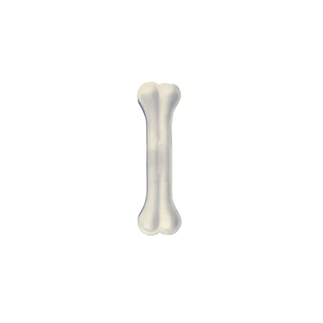 On the Go White Pressed Bones Μασώμενα Κόκκαλα από Φυσικό Λευκό Δέρμα Medium 17cm -19cm 120-130gr