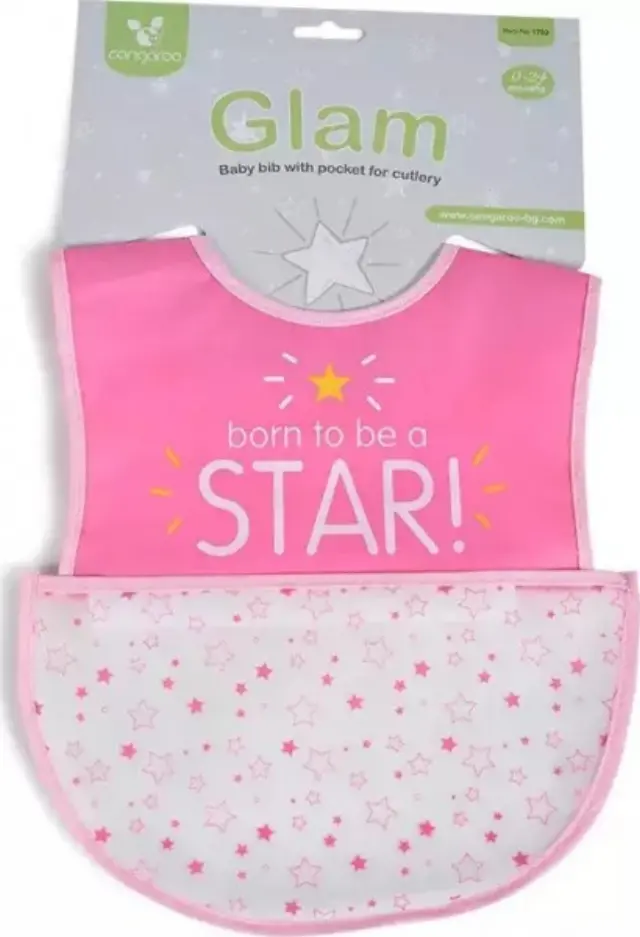 Σαλιάρα Cangaroo PVC Glam Pink 1702