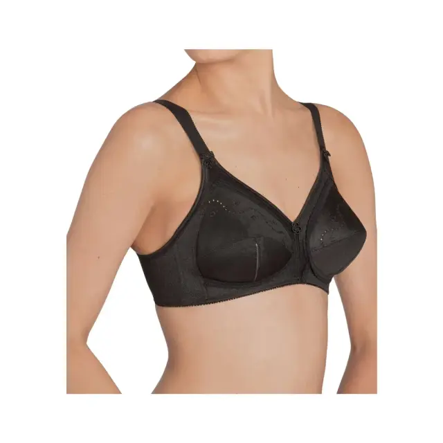 Triumph Γυναικείο Σουτιέν Doreen + Cotton 01 N, Χρώμα Μαύρο
