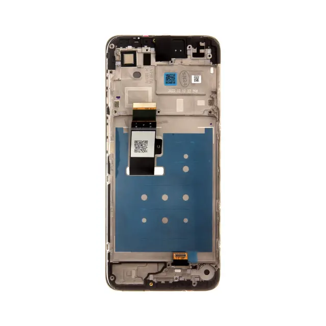 Motorola G23 LCD Display + Touch Unit + Front Cover Black (Service Pack) 2