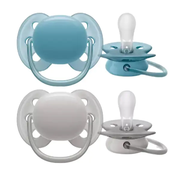 Philips Avent Ultra Soft Πιπίλες Σιλικόνης 6-18m (SCF091/34) 2τμχ