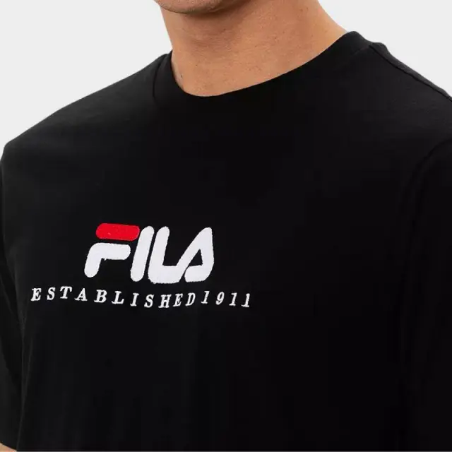 Fila - Ανδρικό T-shirt Brill Tee FAU0200-80010 Μαύρο - S 3
