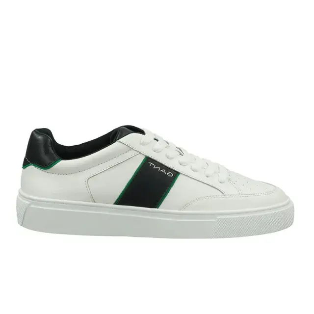 Ανδρικά Δερμάτινα Sneakers Gant Mc Julien 30631890 G316 Λευκό Μπλε Πράσινο Άσπρο - 43