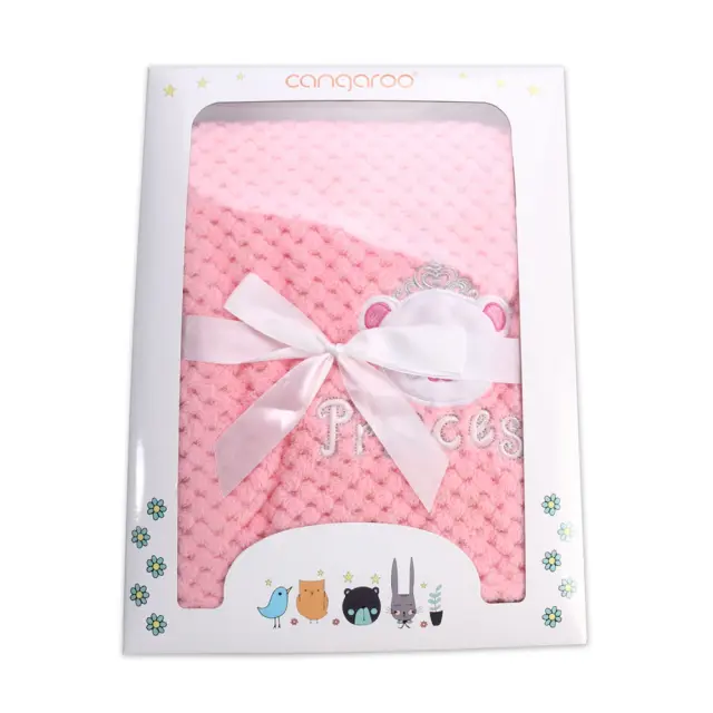 Κουβέρτα Fleece Αγκαλιάς 80 x 110cm Freya Pink Cangaroo 3800146264000 2
