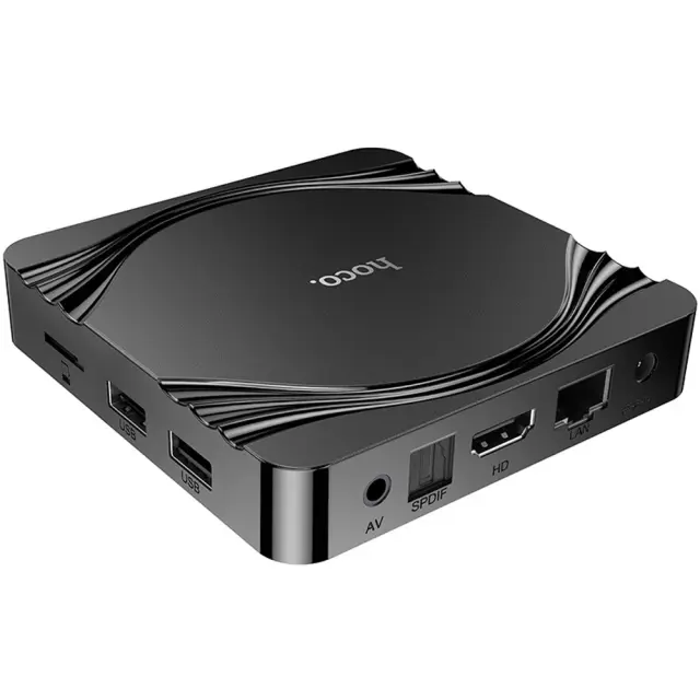 TV Box Hoco. DQ10 Navio 4K UHD 60Fps με WiFi RJ45 4GB RAM+32GB ROM v5.0 Android 12 Δεν είναι συμβατό με Magenta TV και Netflix. 3