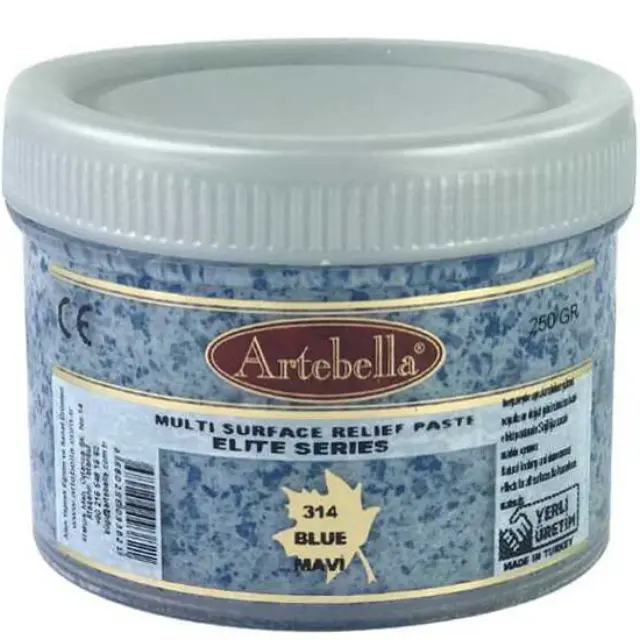 Artebella Πάστα Relief Elite Series 314 Blue - 250gr
