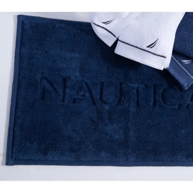 Nef-Nef Homeware Ταπέτο Μπάνιου Nautica Coast 50x80 True Navy 2