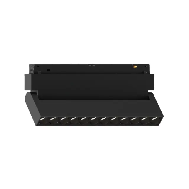 Eiva Led φωτιστικό για Led μαγνητική ράγα λεπτή 48V DALI 3000K 12W κινητό μαύρο