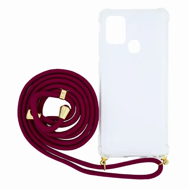 Θήκη Goospery Strap Case για Samsung Galaxy SM-A217F A21s Μπορντώ