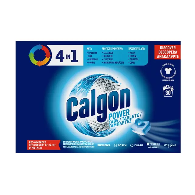 CALGON Ταμπλέτες Καθαρισμού 4in1 30τεμ