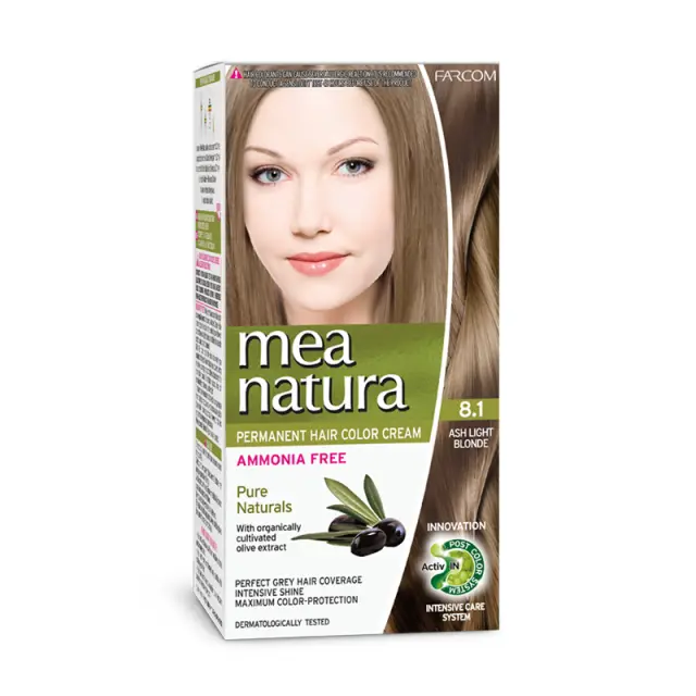Mea Natura Set Χωρίς Αμμωνία 60ml 8.1 Ξανθό Ανοιχτό Σαντρέ-20362