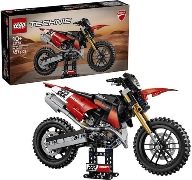 Lego Technic Ducati Desmo450 MX Factory Motorcycle / 42238 (Lego)