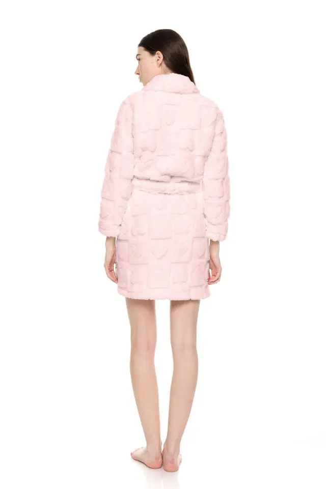 W1683 - Baby Pink - ROBE FLEECE LOVE 2