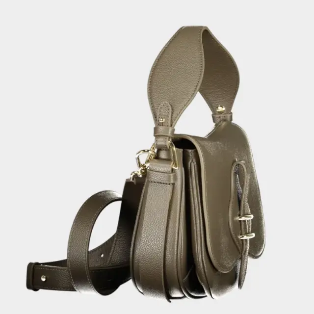 Coccinelle - Γυναικεία τσάντα Ώμου Mavery Small E1U7F180201-W25 ΚαφέΓκρι 2