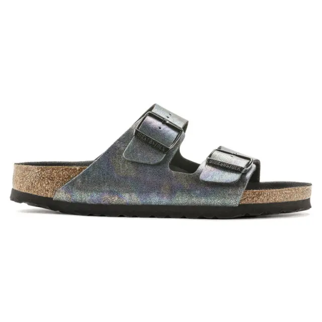 Birkenstock Πέδιλα Γυναικείο Microfiber Μαύρο BIR/ARIZONA VEGAN 1021250 BLACK