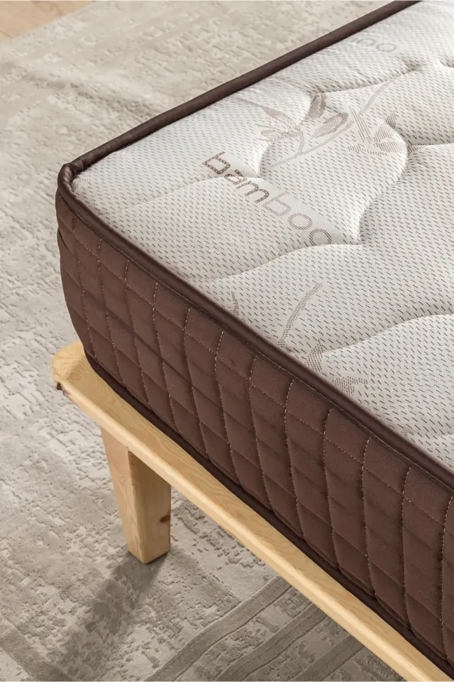 Stewehome Ορθοπεδικό στρώμα μπαμπού με ελατήρια 200x120x21 cm