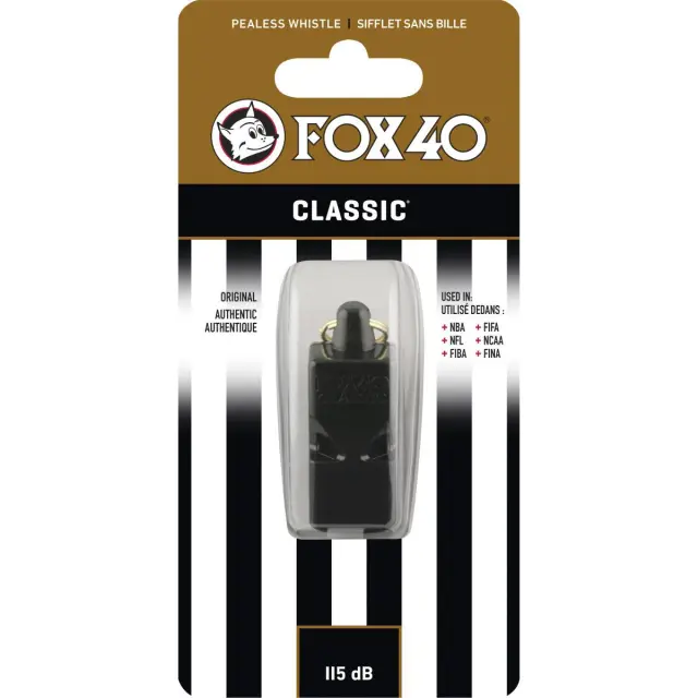 Σφυρίχτρα FOX40 CLASSIC Μαύρη 2