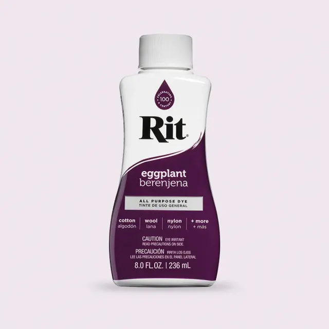 RIT DYE Liquid All-Purpose Βαφή Υφασμάτων – Eggplant 236ml 2