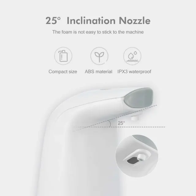 Αυτόματο επιτραπέζιο dispenser αφρού Λευκό 250ML 2