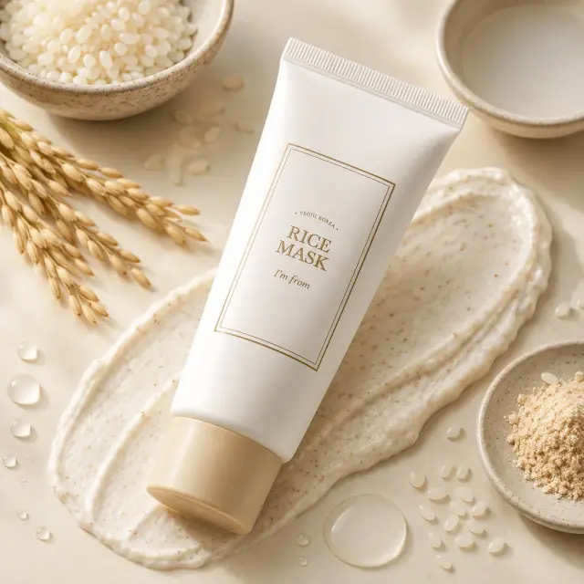 I m from Rice mask - Rice wash off mask for shine 30g 2