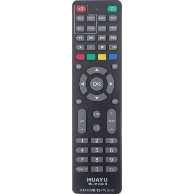RM-D1266+B ΠΟΛΥ/ΣΤΗΡΙΟ UNIVERSAL for DVB-T