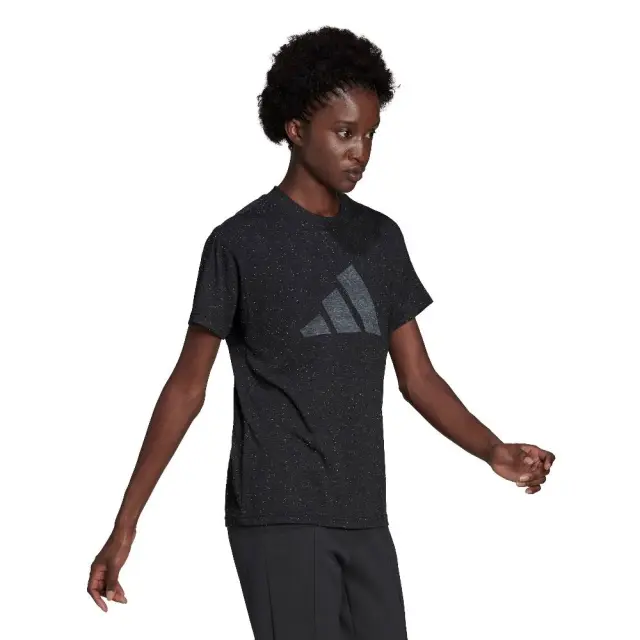 Adidas Future Icons Winners 3.0 Γυναικείο Αθλητικό T-shirt Μαύρο HA5371 - XS 3