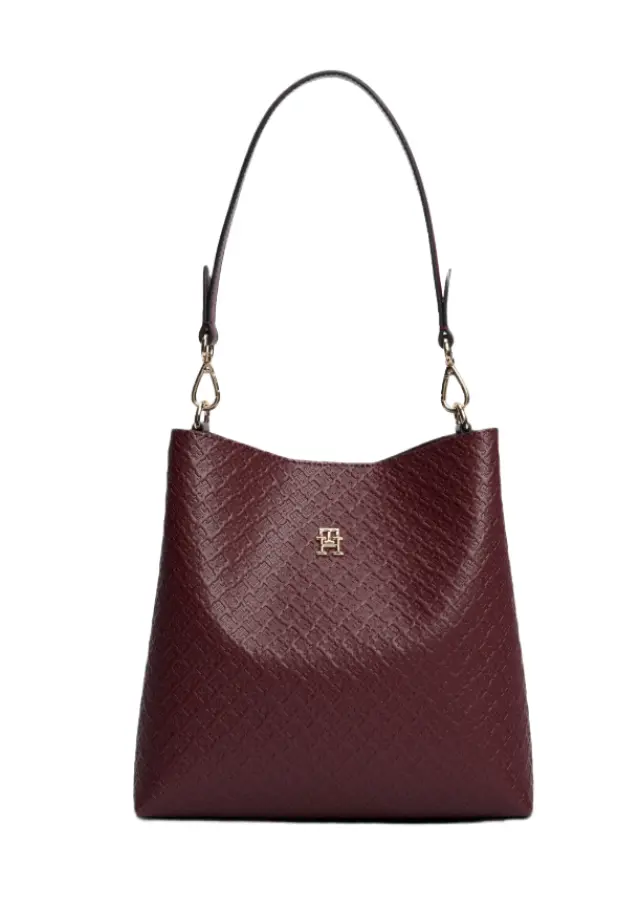 Tommy Hilfiger γυναικεία τσάντα ώμου με ανάγλυφο σχέδιο AW0AW19000-2 - OS