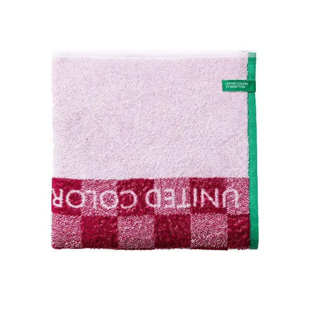 Benetton Kids Πετσέτα Θαλάσσης Βαμβακερή Pink